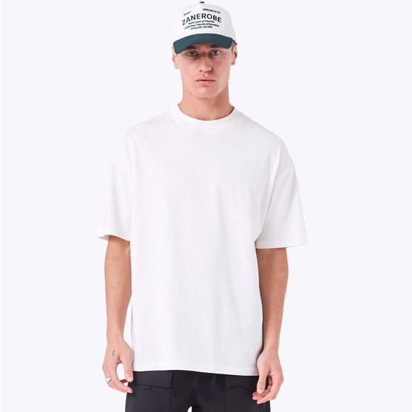 NWT Zanrobe: Box ++ Tee - XS - White - Picture 2 of 5